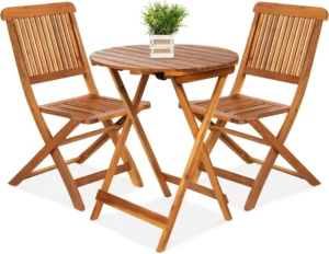 Acacia Wood Bistro Set